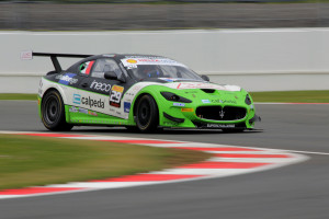 Un'immagine della gara inglese del MASERATI TROFEO WORLD SERIES