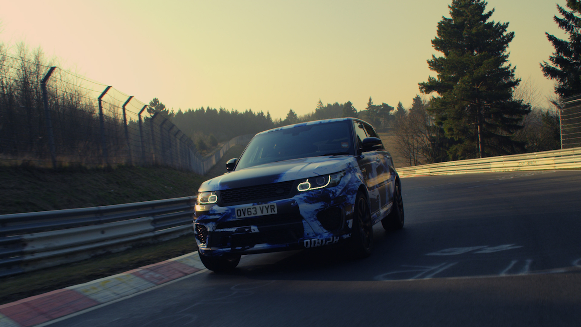 La Range Rover Sport al Nurburgring