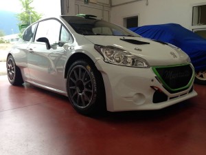 PRONTA LA PRIMA PEUGEOT 208 R5 POWER CAR TEAM