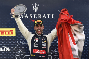 MASERATI TROFEO WORLD SERIES, ABU DHABI (UAE), GARA 3, 13 DICEMBRE 2014  Calamia chiude con una vittoria una stagione straordinaria