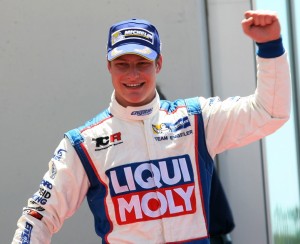 10.05.2015 - Race 1, 3rd position Lorenzo Veglia (ITA) SEAT León, Liqui Moly Team Engstler