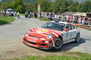 un passaggio del rally Valli Cuneesi 2015 foto Alquati